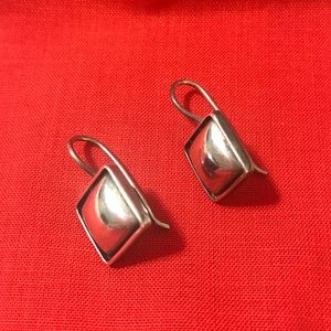 Silpada .925 sterling silver cushion earrings